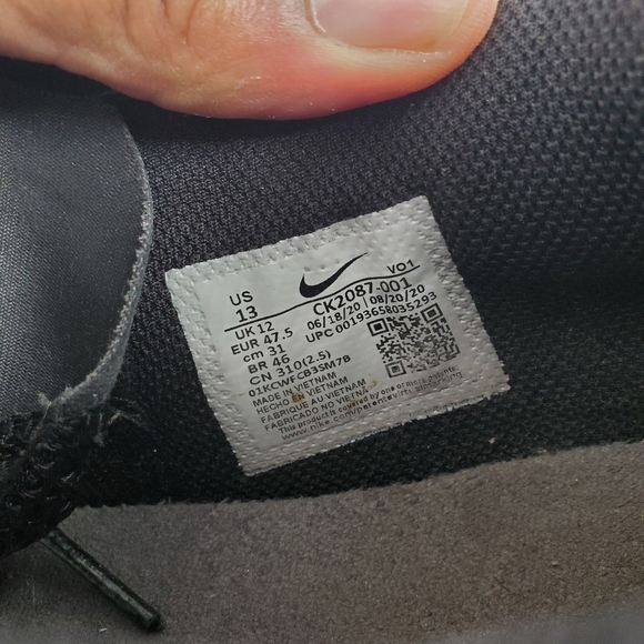 Nike Shoes Men\'s 13 Kobe Mamba Fury TB Sneakers CK2087-001 Black main image 5